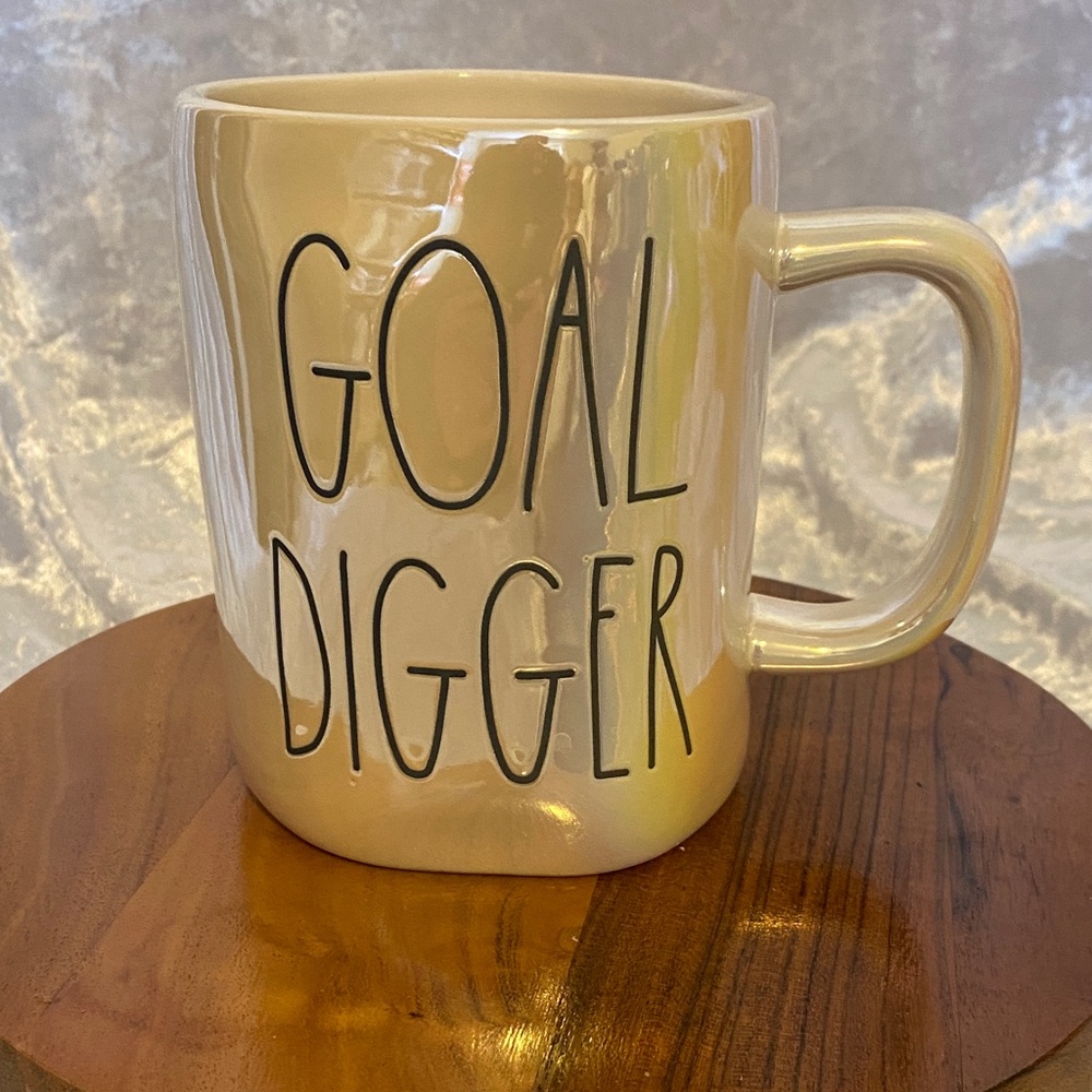 Rae Dunn 'Goal Digger' Mug not gold digger but GOAL DIGGER